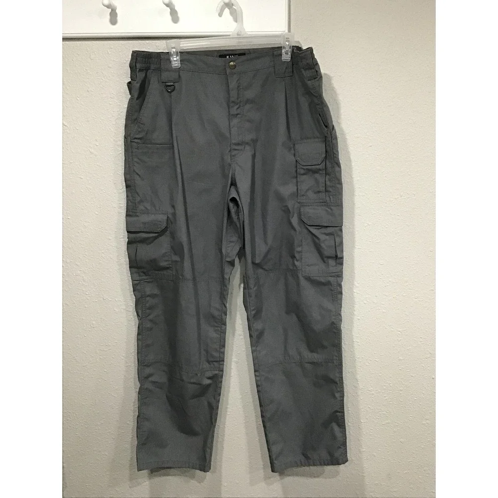 5.11 Tactical Men's Taclite Pro Ripstop Cargo Pants Gray 38x32 Utility‎ Gorpcore